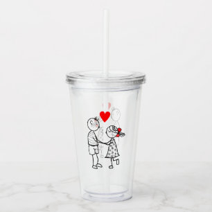 Best Friends Acrylic Tumbler