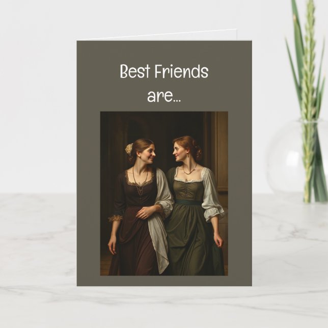 Best Friends are Hard to Find Best One is Mine Card (Front)