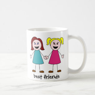 best friends, best friends coffee mug