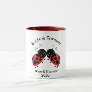 Best Friends Besties forever Lady Bug coffee Mug