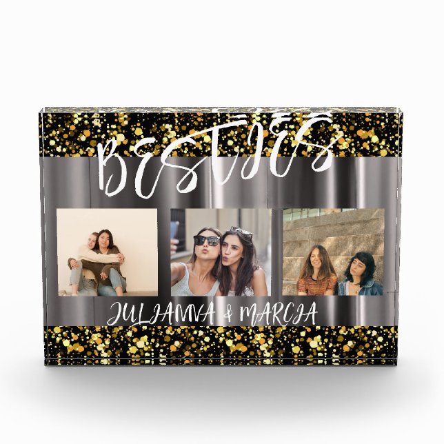  Best Friends Besties Photo Collage BFF Keepsake   (Front)