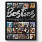 Best Friends | Besties Photo Collage Plaque