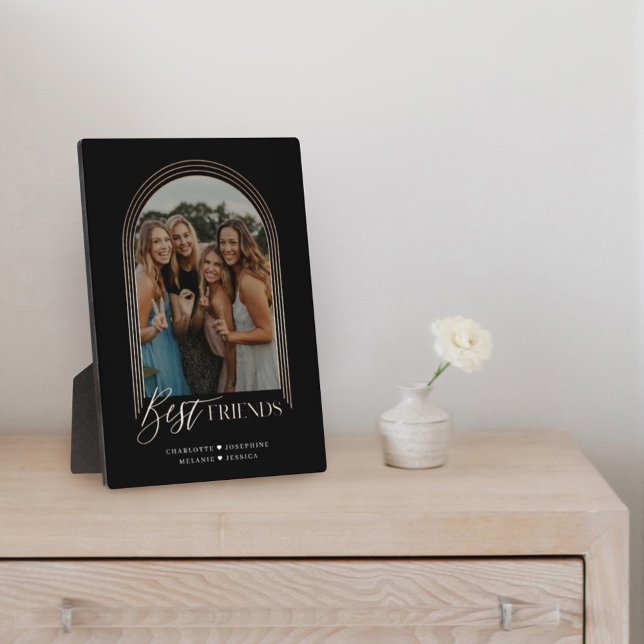 Best Friends BFF Elegant Arch Frame Photo Keepsake (Creator Uploaded)