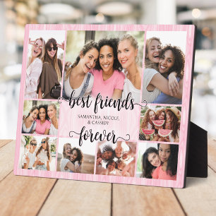 Best Friends BFF Girls Friendship Acrylic Keepsake Plaque