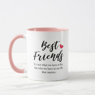 Best Friends Birth Month Flowers Mug