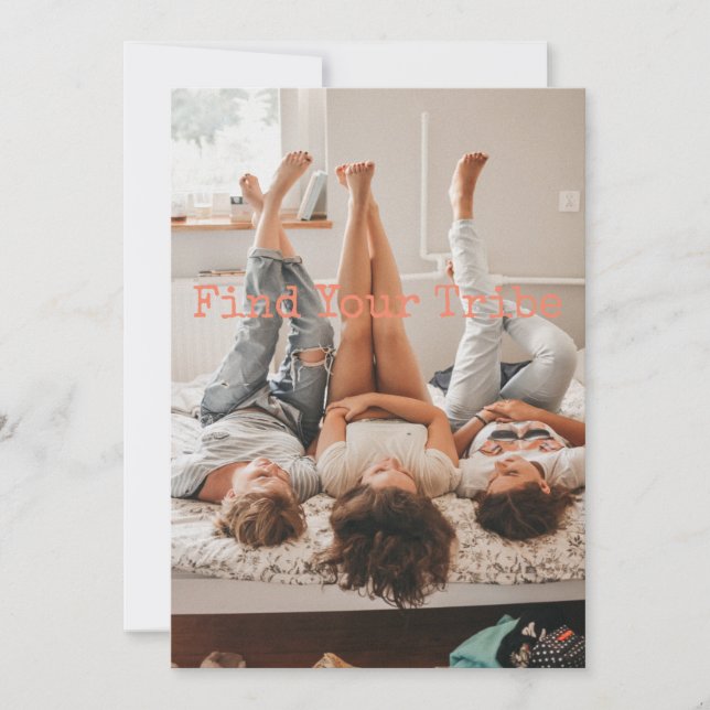 Best Friends Boho Greeting Card (Front)