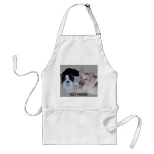 Best Friends Border Collie & German Shepherd Standard Apron