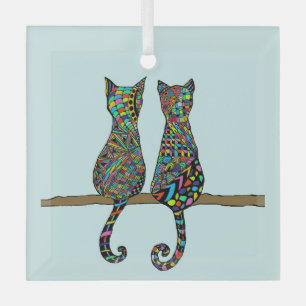 Best Friends Ceramic Ornament