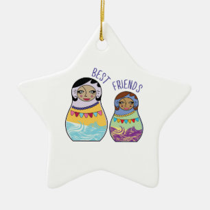 Best Friends Ceramic Tree Decoration