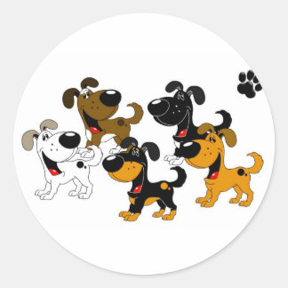 Best Friends! Classic Round Sticker
