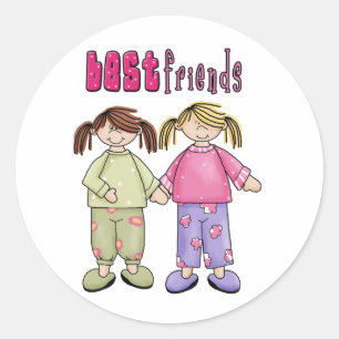 Best Friends    Classic Round Sticker