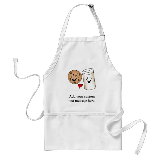 Best Friends, Cookies Love Milk Standard Apron (Front)