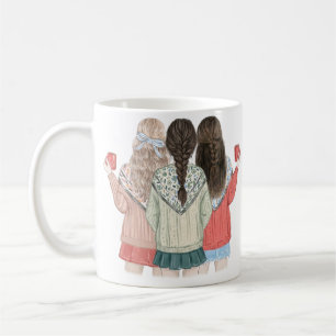 Best Friends Custom Besties Friendship Coffee Mug