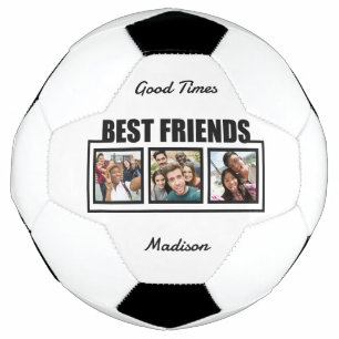 Best Friends custom name, photos & colour Football