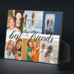 Best Friends Custom Photo Cute 6 Photo Collage  Plaque<br><div class="desc">Best Friends Custom Photo Cute 6 Photo Collage</div>