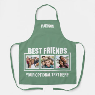 Best Friends custom photos, text & color Apron