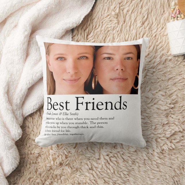 Best Friends Definition Photo Cushion (Blanket)