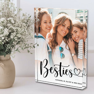 Best Friends Elegant BFF Photo Block