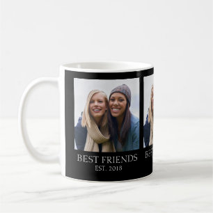 Best Friends Established Photo Coffee Mug