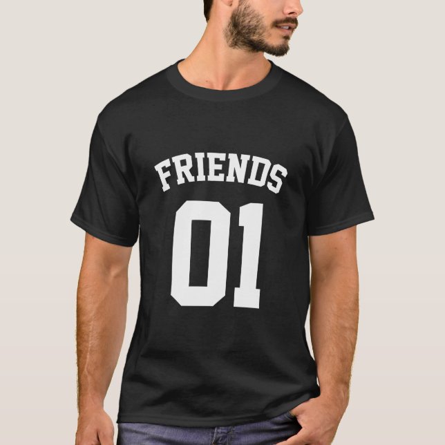 Best Friends For 3 - Friends 01 T-Shirt (Front)