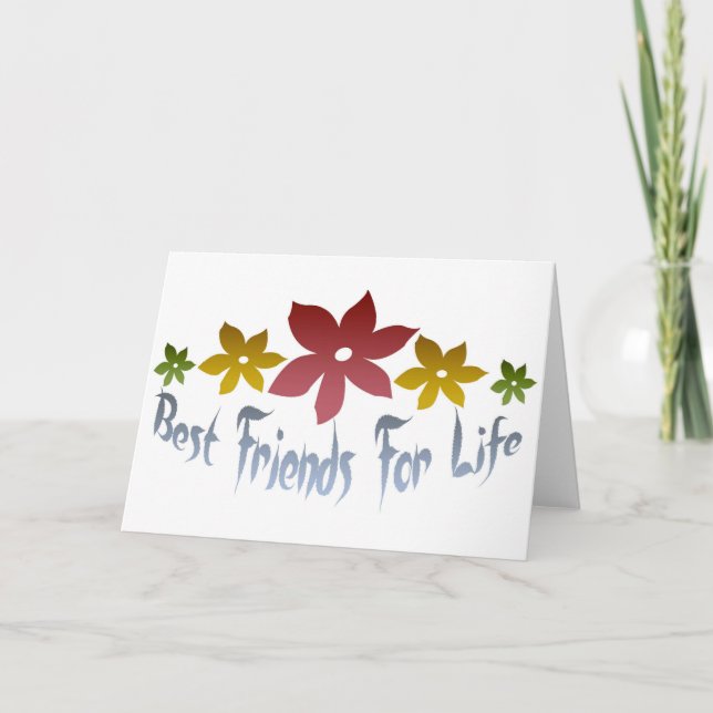 Best Friends For Life Card (Front)