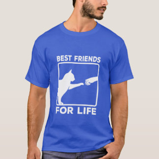 Best Friends for Life Cat Cat Lover Kitten friends T-Shirt