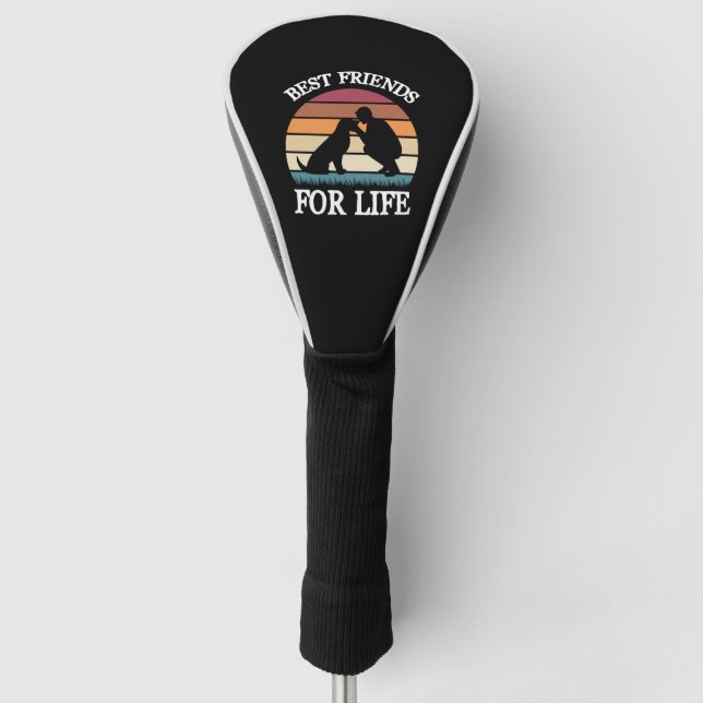 Best Friends For Life    Golf Head Cover (Front)