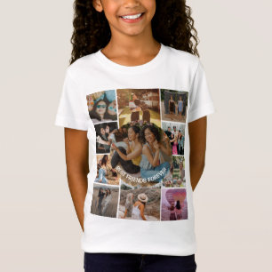Best Friends Forever 11 Photo Collage Friendship T-Shirt