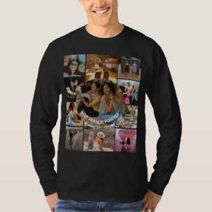 Best Friends Forever 11 Photo Collage Friendship T-Shirt