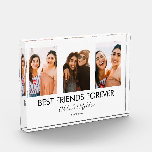Best Friends Forever 3 Photo Collage Gift (Left)
