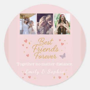 Best Friends Forever – 3 Photo Collage Sticker