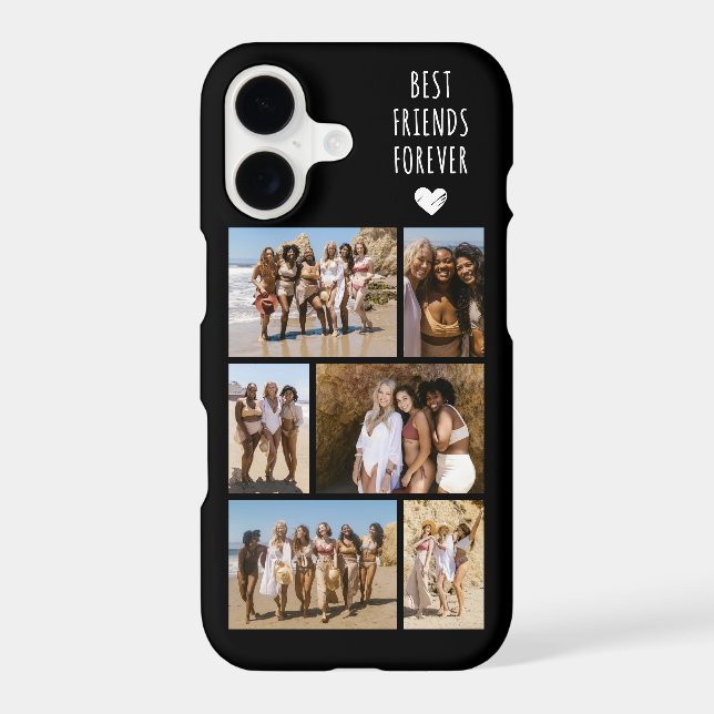 Best Friends Forever 6 Photo Black (Back)