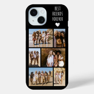 Best Friends Forever 6 Photo Black iPhone 15 Case