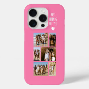 Best Friends Forever 6 Photo Pink iPhone 15 Pro Case