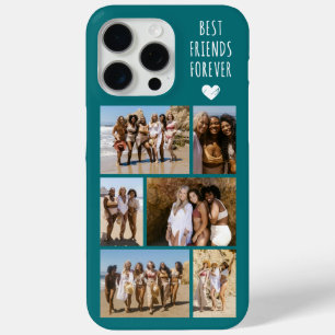 Best Friends Forever 6 Photo Teal iPhone 15 Pro Max Case