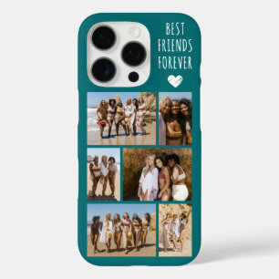 Best Friends Forever 6 Photo Teal iPhone 16 Pro Case