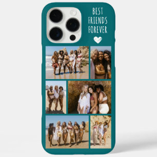 Best Friends Forever 6 Photo Teal iPhone 16 Pro Max Case