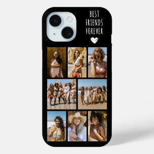 Best Friends Forever 8 Photo Black iPhone 15 Case