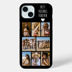 Best Friends Forever 8 Photo Black iPhone 15 Mini Case