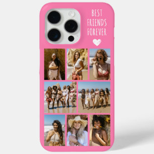 Best Friends Forever 8 Photo Pink iPhone 15 Pro Max Case