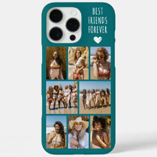Best Friends Forever 8 Photo Teal iPhone 16 Pro Max Case