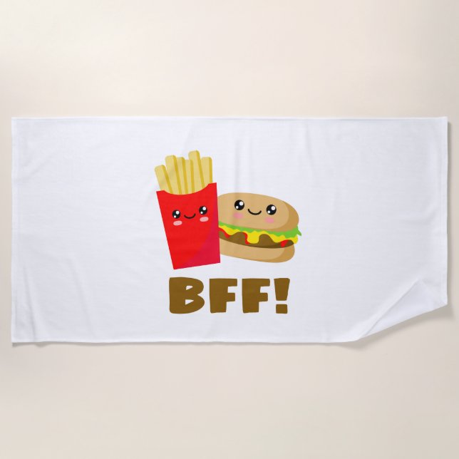 Best Friends Forever Beach Towel (Front)