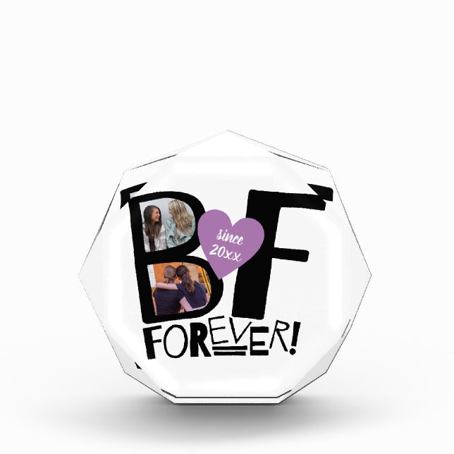 Best Friends Forever BFF Cute Modern Photo (Front)