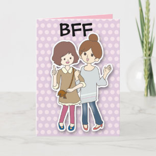 BEST FRIENDS FOREVER BFF GREETING CARDS