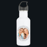 Best Friends Forever BFF Simple Modern Photo 532 Ml Water Bottle<br><div class="desc">This simple and classic design is composed of serif typography and add a custom photo. "Best Friends Forever" circles the photo of your friends</div>