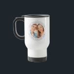 Best Friends Forever BFF Simple Modern Photo Travel Mug<br><div class="desc">This simple and classic design is composed of serif typography and add a custom photo. "Best Friends Forever" circles the photo of your friends</div>