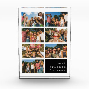 Best Friends Forever Black Collage  Photo Block