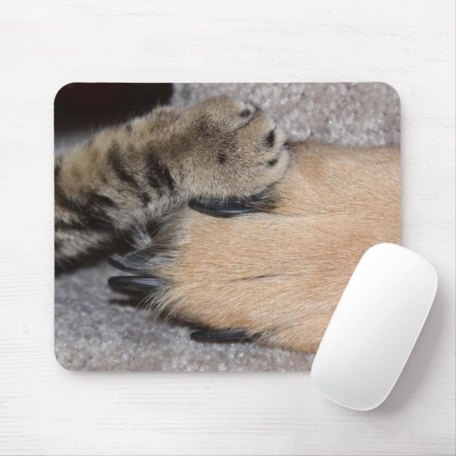 Best Friends Forever by Shirley Taylor Mouse Mat (With Mouse)
