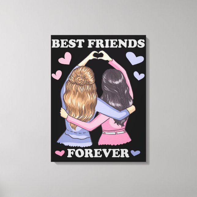 Best Friends Forever Canvas Print (Front)