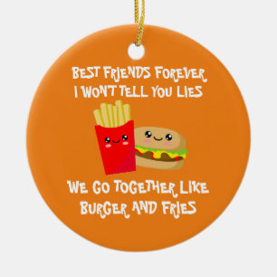 Best Friends Forever Ceramic Tree Decoration